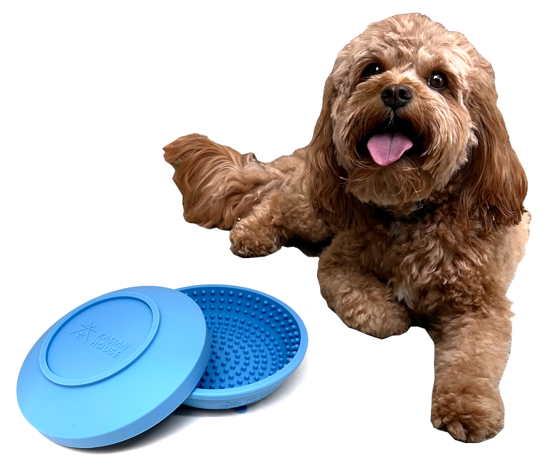 Slow Feeder Dog Bowl, Silicone Dog Licking Bowl With Suction Cup